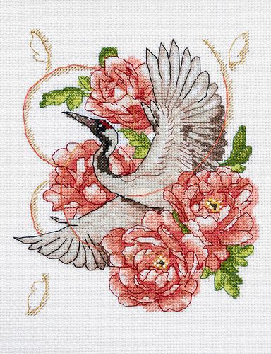 Cross Stitch Kit "On wings to the dream"