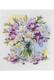 Cross Stitch Kit "The first bouquet"