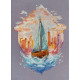 Cross Stitch Kit "On the waves of adventure"