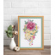 Cross Stitch Kit "Natural grace"
