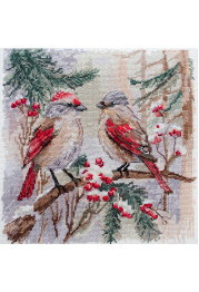 Cross Stitch Kit "Chittering about winter"