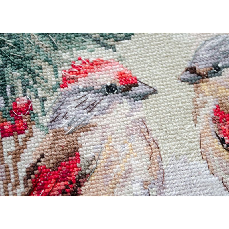 Cross Stitch Kit "Chittering about winter"