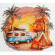 Cross Stitch Kit "Beach adventures"