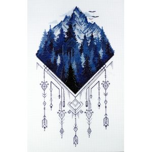 Cross Stitch Kit "Silver land"