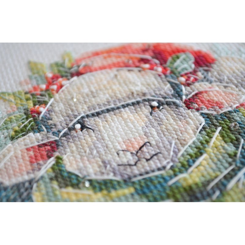 Cross Stitch Kit "In the arms of winter"