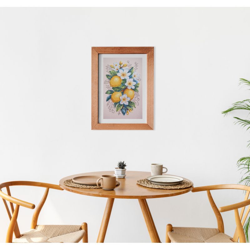 Cross Stitch Kit "Lemon mood"