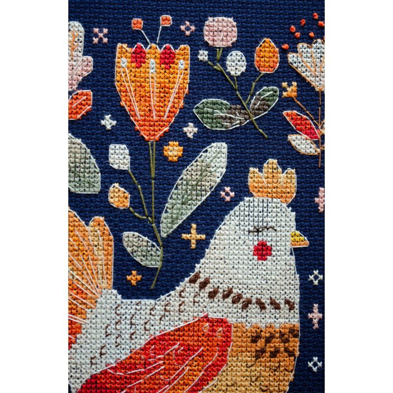 Cross Stitch Kit "Best hen friends"