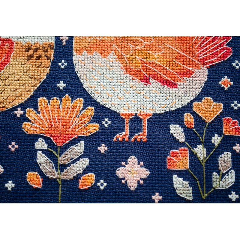 Cross Stitch Kit "Best hen friends"