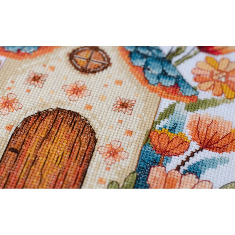 Cross Stitch Kit "Sing for us, little bird!"