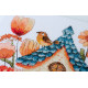 Cross Stitch Kit "Sing for us, little bird!"