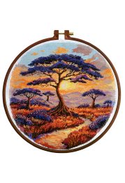 Cross Stitch Kit "Spaces of Savannah"