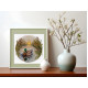 Cross Stitch Kit "Evening swim"