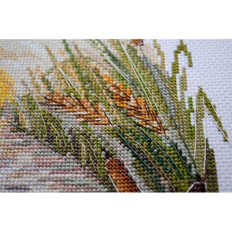 Cross Stitch Kit "Evening swim"