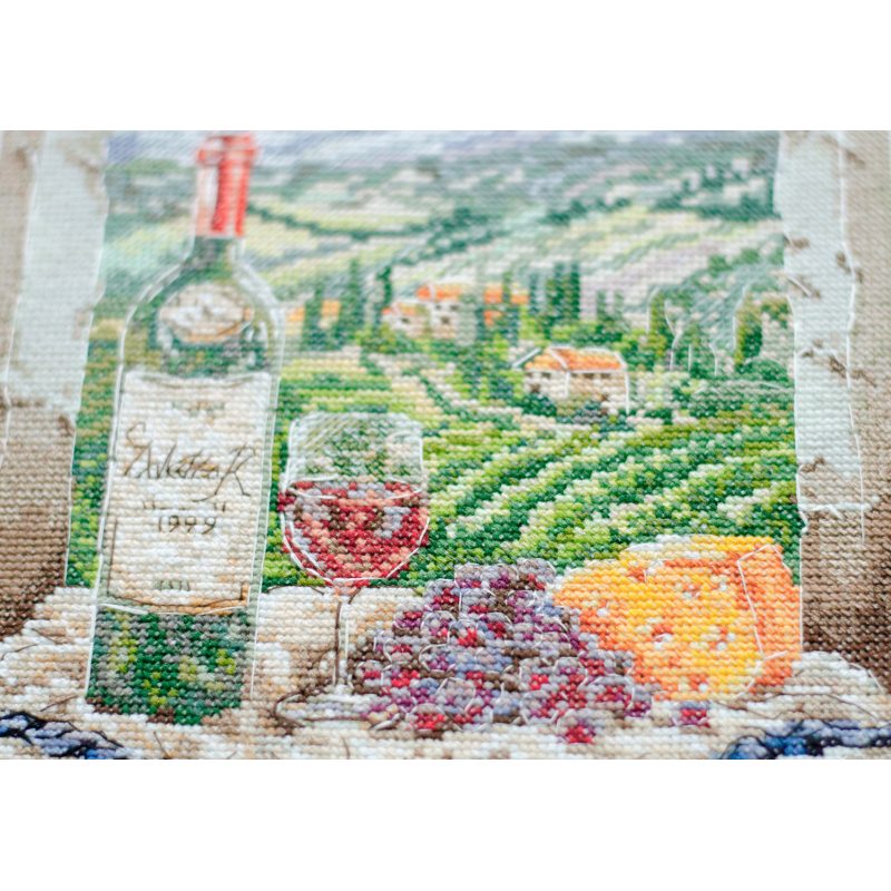 Cross Stitch Kit "Sommelier's Dream"
