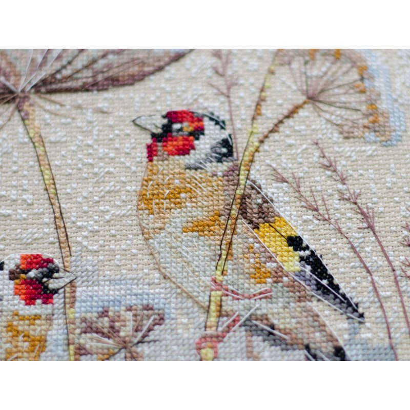 Cross Stitch Kit "A quiet blizzard"