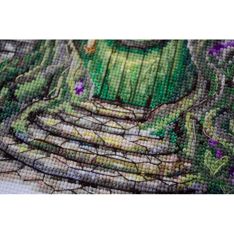 Cross Stitch Kit "Where the elves live"