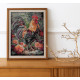 Cross Stitch Kit "The Rooster in the Yard"
