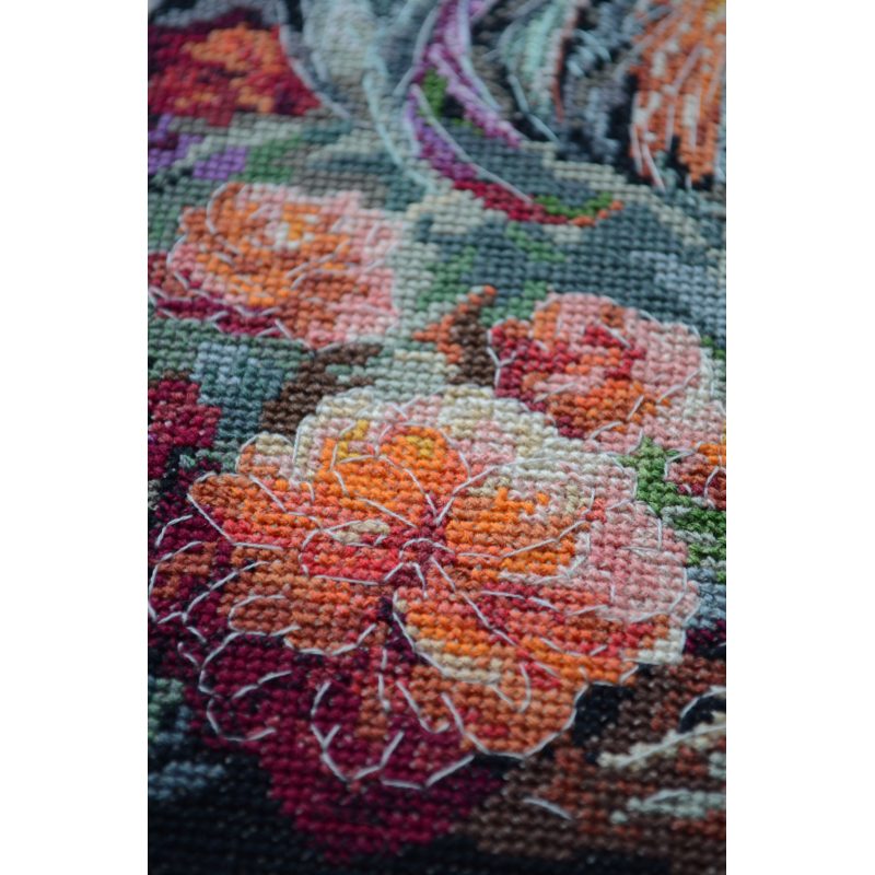 Cross Stitch Kit "The Rooster in the Yard"