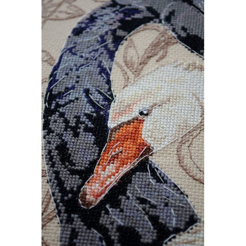 Cross Stitch Kit "Swans of love"