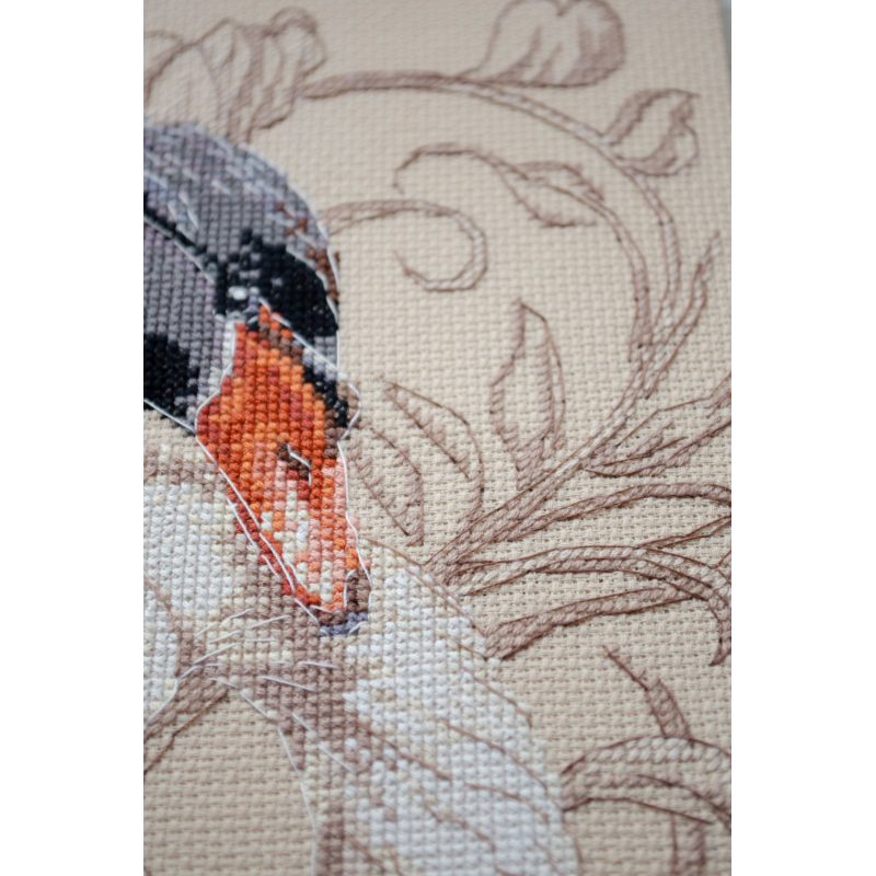 Cross Stitch Kit "Swans of love"