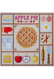 Cross Stitch Kit "Apple pie"