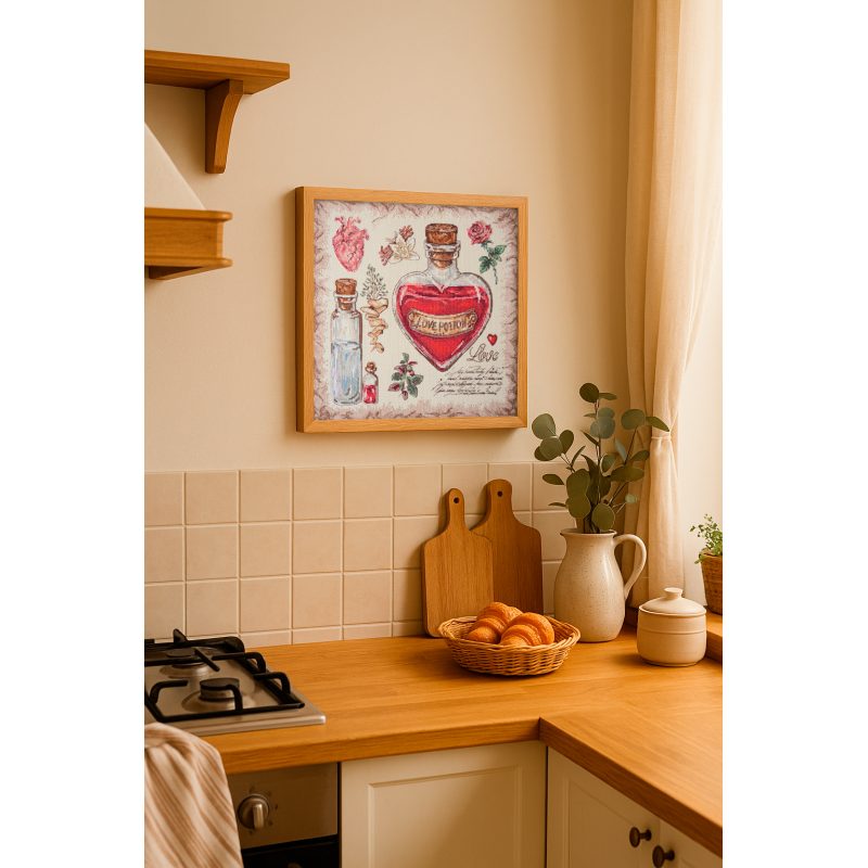 Cross Stitch Kit "Recipe for love"