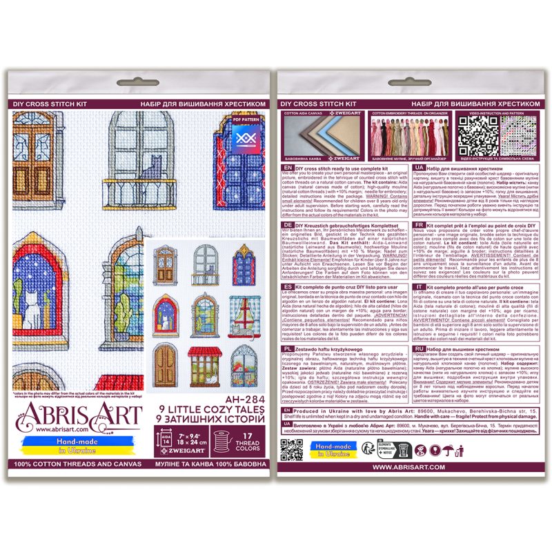 Cross Stitch Kit "9 little cozy tales"