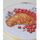 Cross Stitch Kit "Redcurrant Croissant"