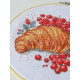 Cross Stitch Kit "Redcurrant Croissant"