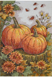 Cross Stitch Kit "Autumn garden palette"