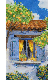Cross Stitch Kit "Mediterranean reverie"