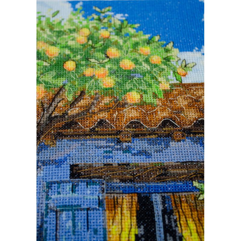 Cross Stitch Kit "Mediterranean reverie"