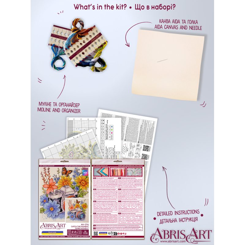 Cross Stitch Kit "Catch the Moment"