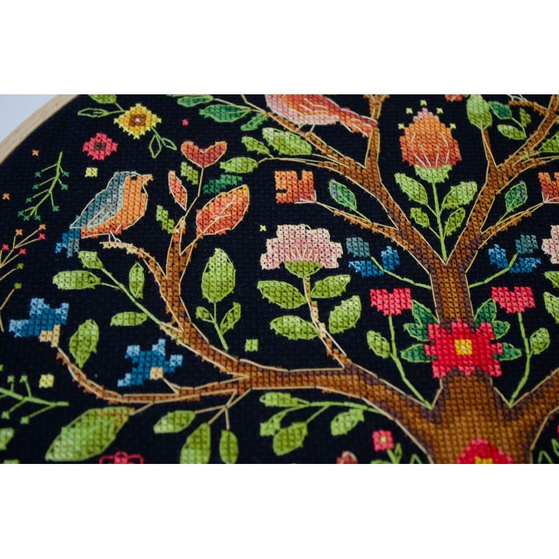 Cross Stitch Kit "The Tree of Forest Tales"