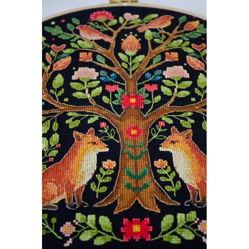 Cross Stitch Kit "The Tree of Forest Tales"