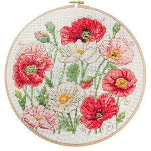 Cross Stitch Kit "When Poppies Bloom"