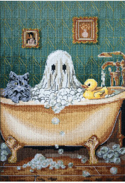 Cross Stitch Kit "Domestic ghost"