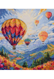 Cross Stitch Kit "Flight towards the sun"