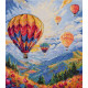 Cross Stitch Kit "Flight towards the sun"