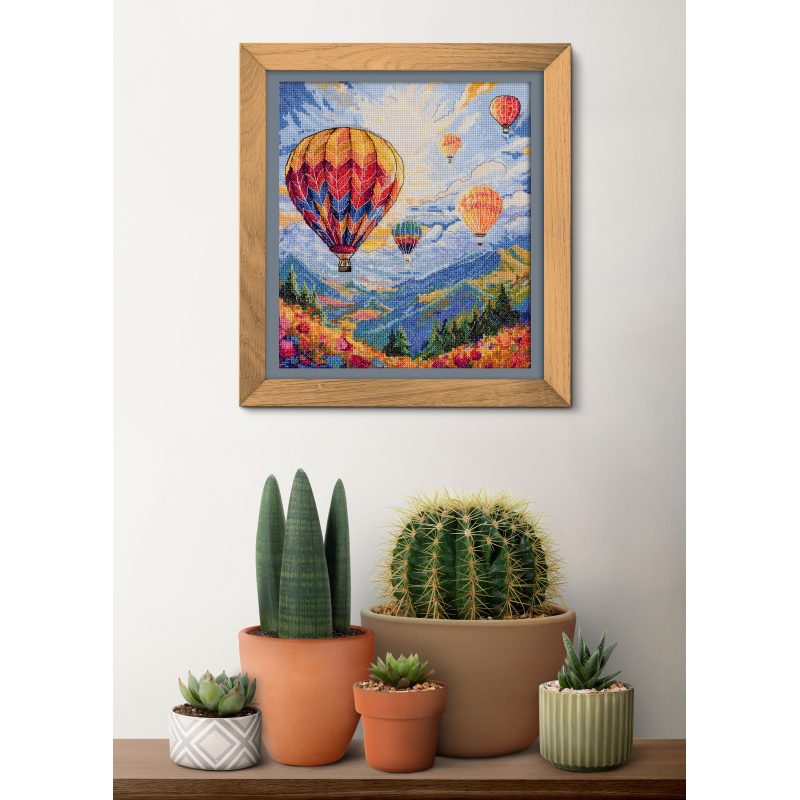 Cross Stitch Kit "Flight towards the sun"