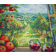 Cross Stitch Kit "In the Apple Paradise"