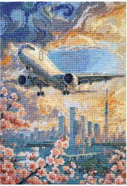 Cross Stitch Kit "Above the sky"