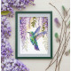 Cross Stitch Kit "The flight of the hummingbird"