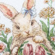 Cross Stitch Kit "Easter bunny waiting"