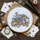 Cross Stitch Kit "The mad tea party"