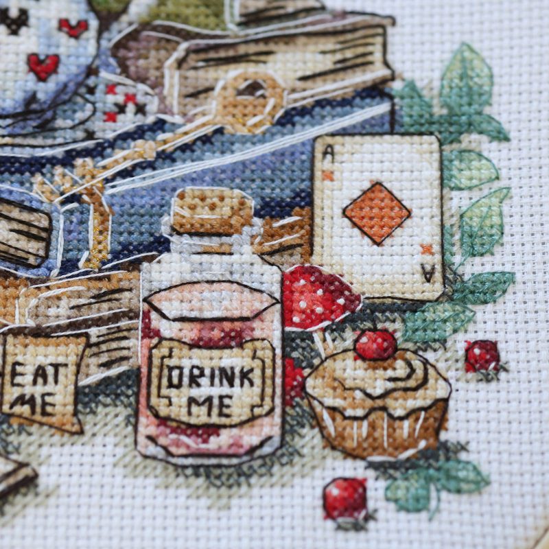 Cross Stitch Kit "The mad tea party"