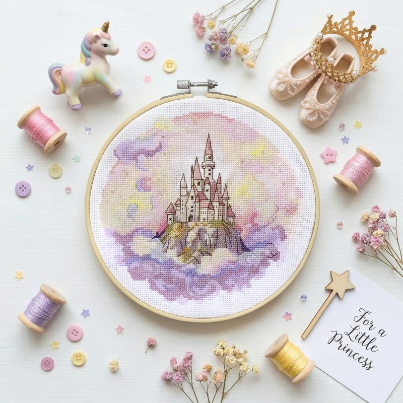 Cross Stitch Kit "Kingdom in the Sky"