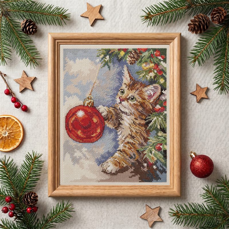 Cross Stitch Kit "Furry rascal"