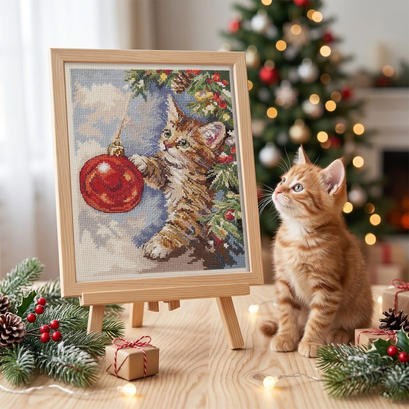 Cross Stitch Kit "Furry rascal"