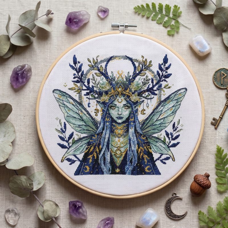 Cross Stitch Kit "Elf of the Starry Forest"